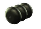 Distanzring für Bowdenzug 1,2mm schwarz, 100-Stück Beutel