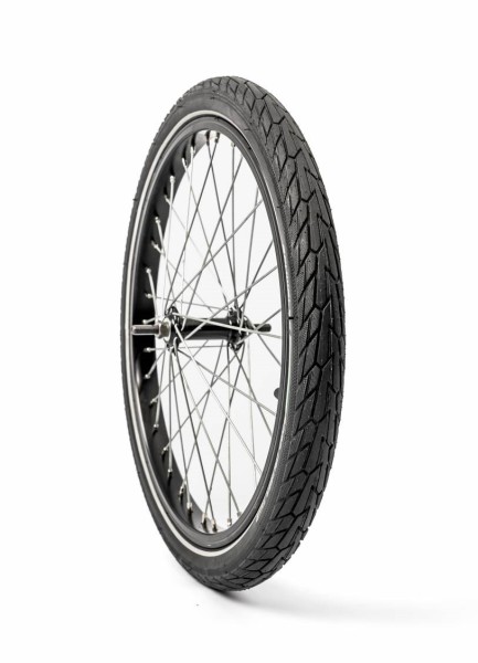 Speichenlaufrad 20" verstärkt Alu NF 25-406 mit Bereifung